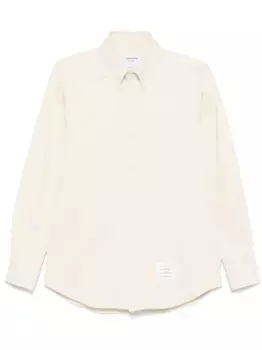 Джинсовая рубашка с полосками RWB THOM BROWNE, нейтральный