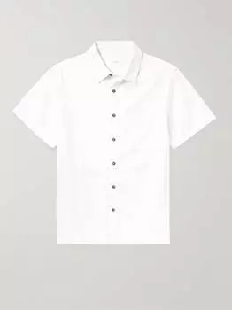 Джинсовая рубашка с воротником-стойкой ONIA, белый