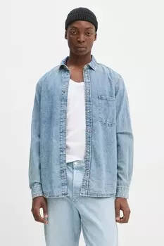 Джинсовая рубашка Samsoe Samsoe, синий