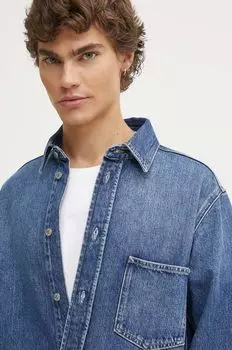 Джинсовая рубашка Samsoe Samsoe, синий