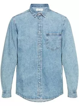 Джинсовая рубашка SAMSOE SAMSOE, синий
