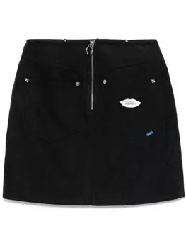 Джинсовая рубашка со стразами SJYP, черный