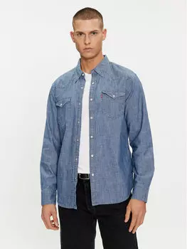 Джинсовая рубашка стандартного кроя Levi's, синий