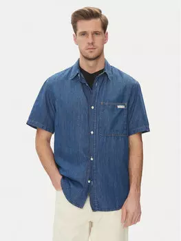Джинсовая рубашка стандартный крой J30J327178 Calvin Klein Jeans, синий