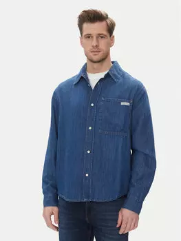 Джинсовая рубашка стандартный крой J30J327509 Calvin Klein Jeans, синий