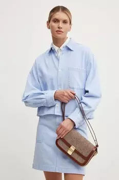 Джинсовая рубашка Surchemise Samantha Brodee A.P.C., синий