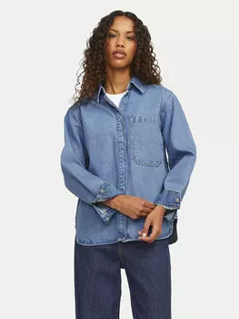 Джинсовая рубашка свободного кроя Jjxx, синий