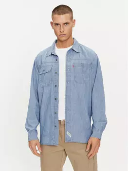 Джинсовая рубашка свободного кроя Levi's, синий