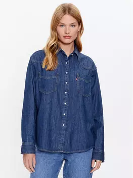 Джинсовая рубашка свободного кроя Levi's, синий