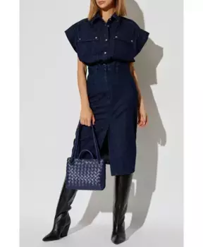 Джинсовая рубашка Тацуя Iro, синий