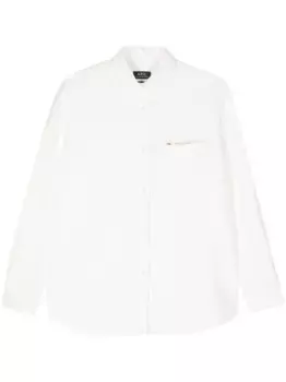 Джинсовая рубашка Tina A.P.C., белый