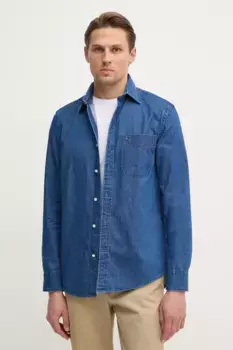 Джинсовая рубашка Tommy Hilfiger, синий