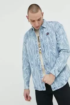 Джинсовая рубашка Tommy Jeans, синий