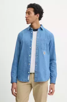Джинсовая рубашка Tommy Jeans, синий