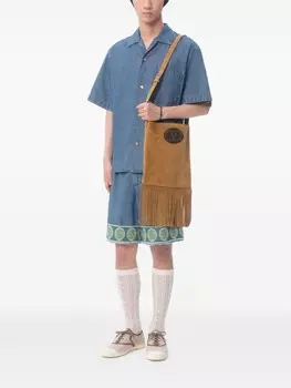 Джинсовая рубашка Valentino Garavani, синий