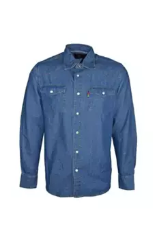 Джинсовая рубашка в западном стиле Duke Clothing, синий