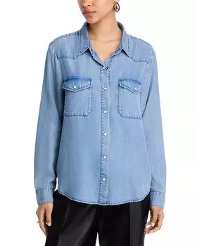 Джинсовая рубашка Western - эксклюзивная AQUA, синий