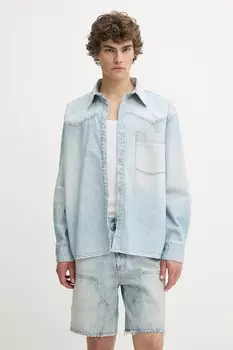 Джинсовая рубашка Won Hundred, синий