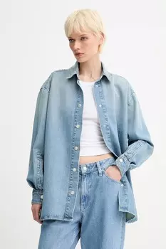 Джинсовая рубашка Won Hundred, синий
