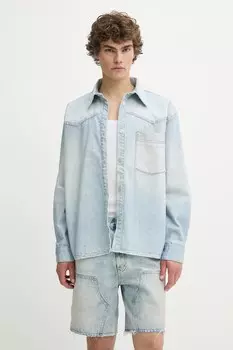 Джинсовая рубашка Won Hundred, синий