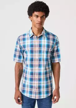 Джинсовая рубашка Wrangler, цвет морской волны