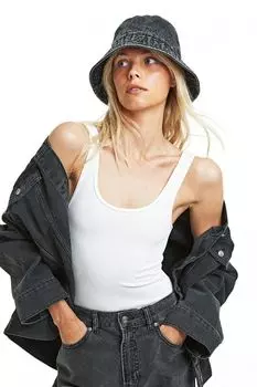 Джинсовая рыбацкая шляпа H&M