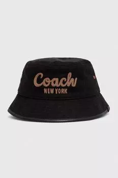 Джинсовая шляпа Coach, черный