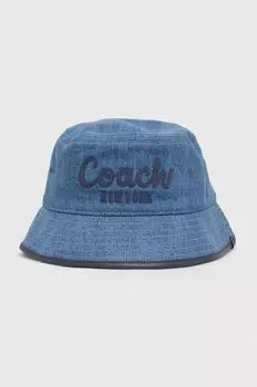 Джинсовая шляпа Coach, синий