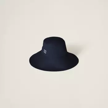 Джинсовая шляпа Miu Miu, мультиколор