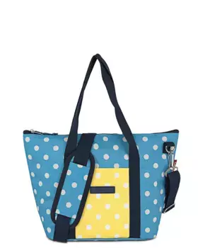 Джинсовая сине-желтая сумка через плечо Helsinki Thermal Food Jaslen, синий