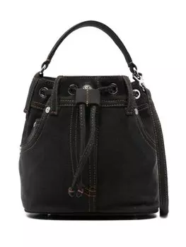 Джинсовая сумка-мешок MOSCHINO JEANS, черный