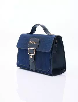 Джинсовая сумка-мешок со съемным ремешком Kayra