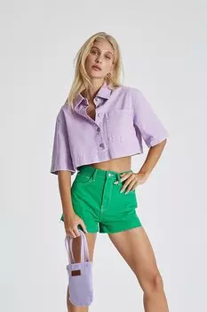 Джинсовая сумка Сиреневый 20x16 0487C-012 CROSS JEANS