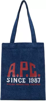 Джинсовая сумка-тоут Indigo Lou Carpenter A.P.C.