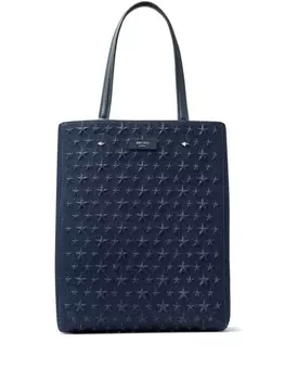 Джинсовая сумка-тоут Lenny M-M Jimmy Choo, синий