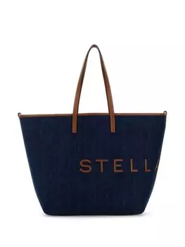 Джинсовая сумка-тоут Stella McCartney, синий