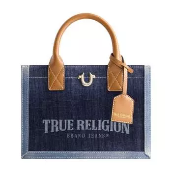 Джинсовая сумка-тоут True Religion Modern Edge, цвет Denim/Blue