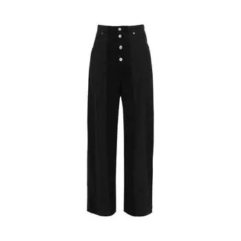 Джинсовая ткань MM6 Maison Margiela, цвет Черный