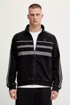 Джинсовая толстовка First TT Denim Adidas Originals, черный