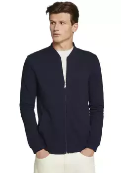 Джинсовая толстовка TOM TAILOR, блузон Tom Tailor Denim, цвет морской волны