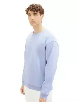 Джинсовая толстовка TOM TAILOR со значком-логотипом Tom Tailor Denim, синий