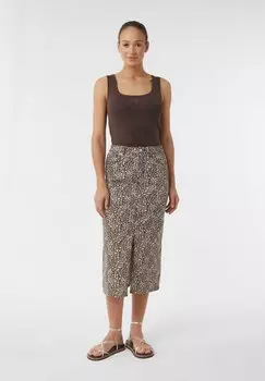 Джинсовая юбка A-line skirt comma casual identity, бежевый
