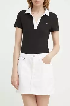 Джинсовая юбка Abercrombie & Fitch, белый