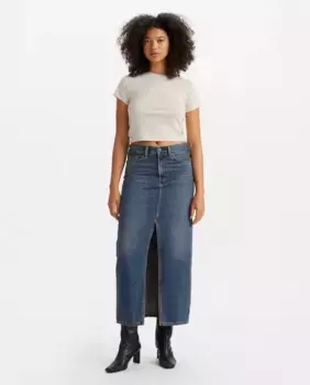Джинсовая юбка Ankle Column Levi's, индиго/синий