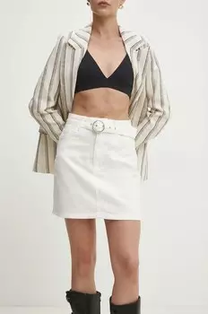 Джинсовая юбка Answear Lab, белый