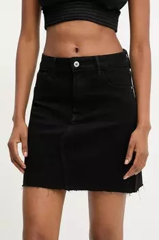 Джинсовая юбка Answear.Lab, черный