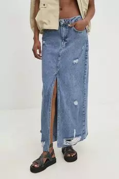 Джинсовая юбка Answear Lab, синий