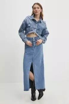 Джинсовая юбка Answear Lab, синий