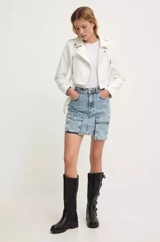 Джинсовая юбка Answear Lab, синий