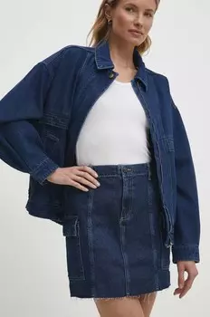 Джинсовая юбка Answear Lab, синий